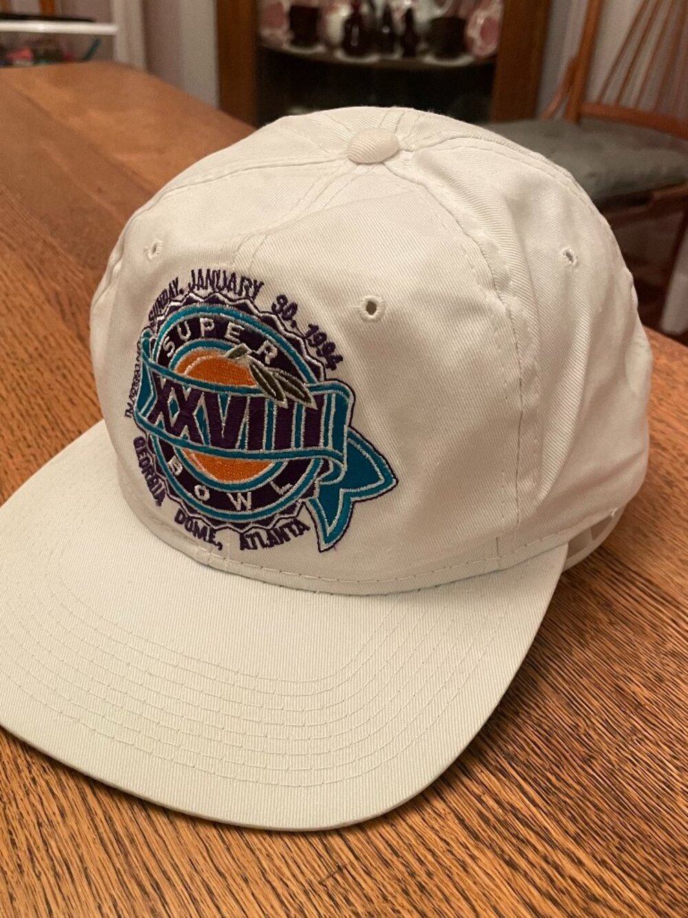 Super Bowl 28 1994 Cowboys Bills White Snapback Baseball Hat Sports Specialties